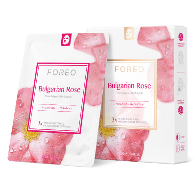 FOREO Farm To Face -mask Bulgarian Rose (3pcs)