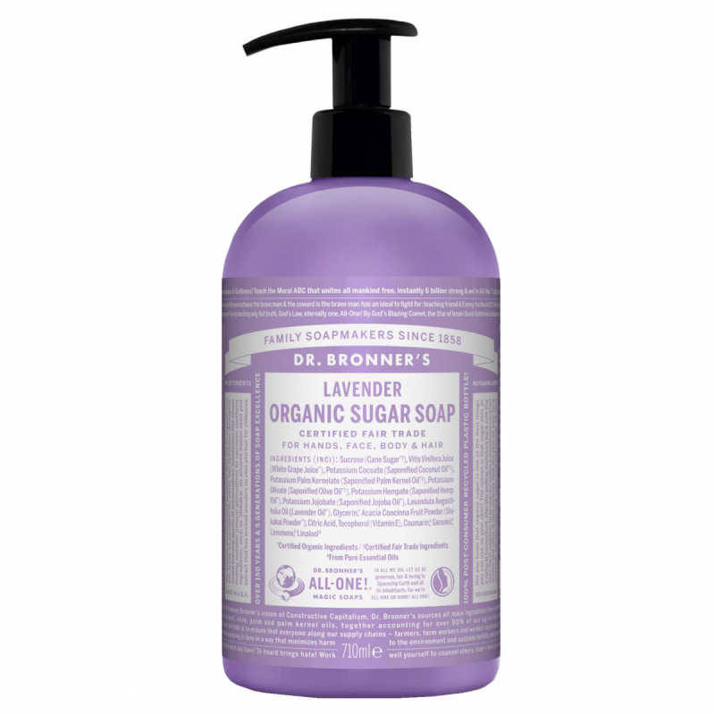 Dr. Bronner’S Organic Hand & Body Shikakai Soap Lavender (710ml)