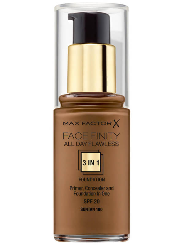 Max Factor All Day Flawless Foundation 100 Sun Tan