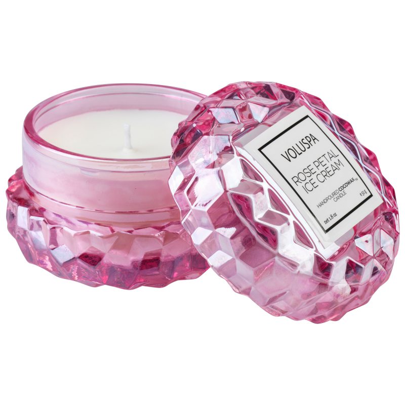 Voluspa Macaron Candle Roses Rose Petal Ice Cream 15h