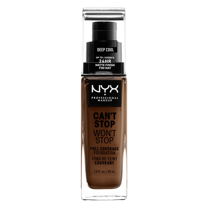 NYX Professional Makeup Cant Stop Wont Stop Foundation 22 Deep Cool