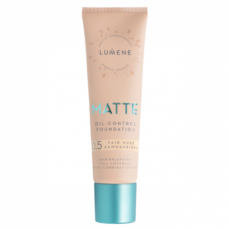 Lumene Matte Oil-Control Foundation 0.5 Fair Nude