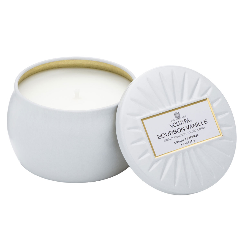 Voluspa Mini Tin Candle Bourbon Vanille 25h