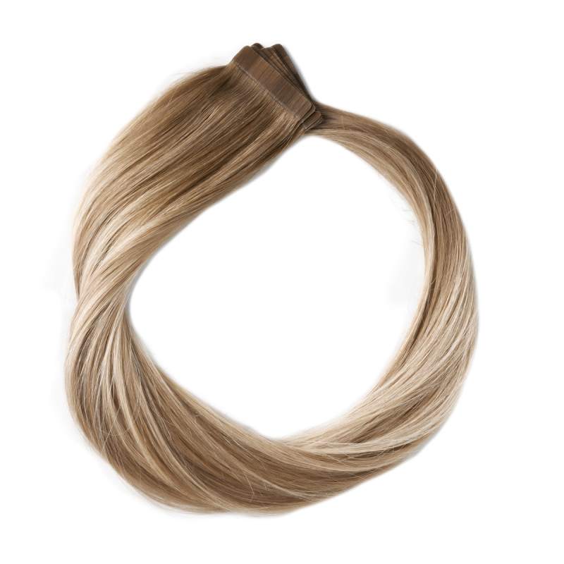 Rapunzel of Sweden Premium Tape Extensions – Classic 4 50 cm (B2.6/10.7 Dark Ashy Blonde Balayage)