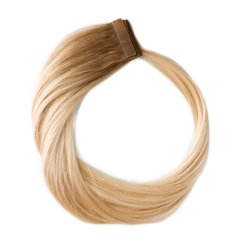 Rapunzel of Sweden Basic Tape Extensions – Classic 4 (C7.3/8.3 Brilliant Blonde 50 cm)