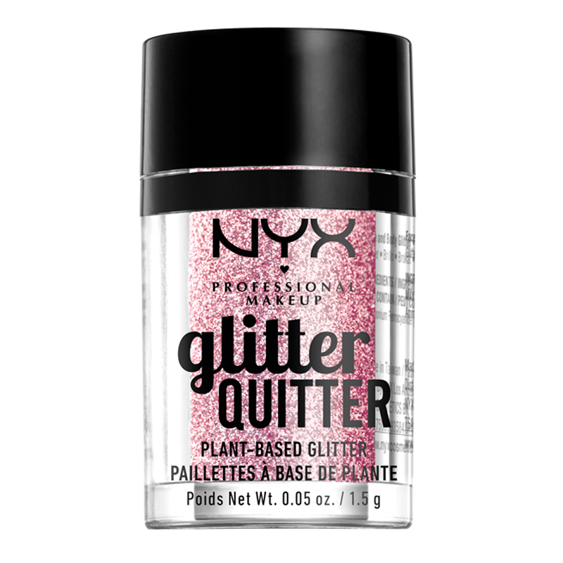 NYX Professional Makeup Glitter Quitter Plant Based Glitter Pink