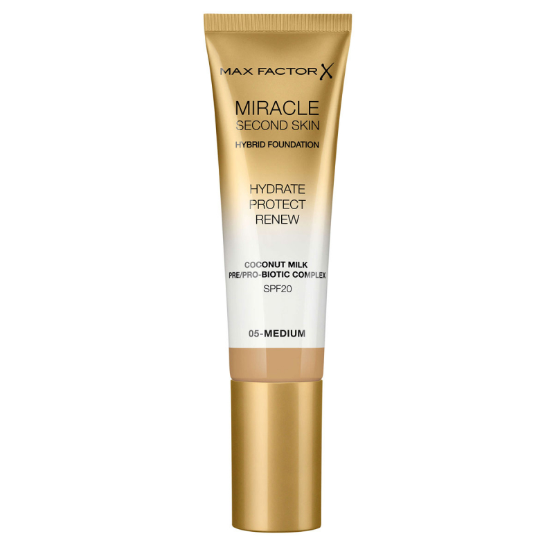 Max Factor Miracle Second Skin Foundation 05 Medium