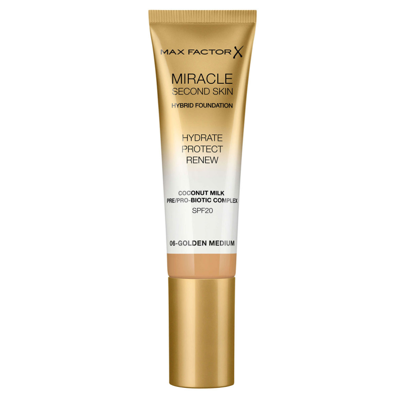 Max Factor Miracle Second Skin Foundation 06 Golden Medium