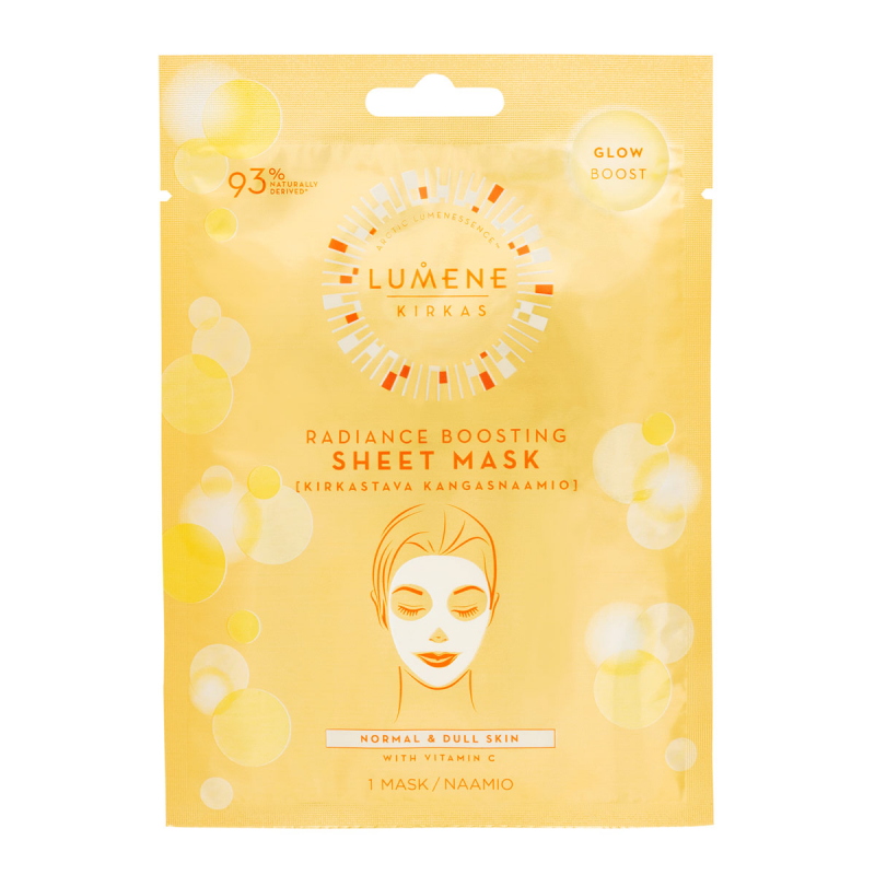 Lumene KIRKAS Radiance Boosting Sheet Mask (1pcs)