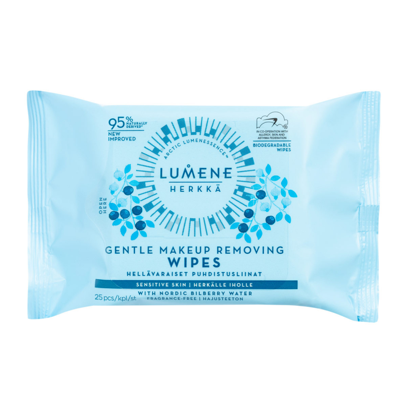 Lumene HERKKÄ Gentle Makeup Removing Wipes (25pcs)