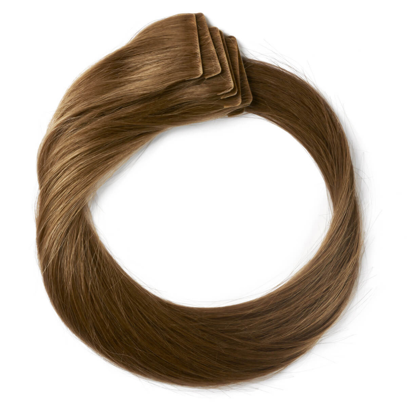 Rapunzel of Sweden Premium Tape Extensions – Seamless 4 (5.0 Brown 50 cm)