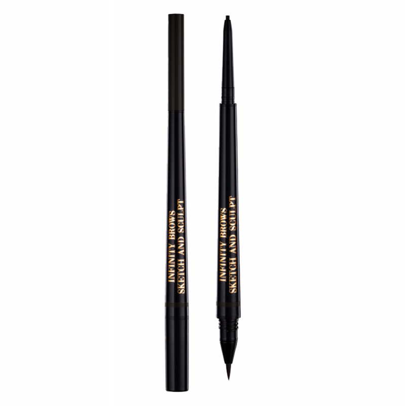 LH cosmetics Infinity Power Brows Sketch And Sculpt Liquid Liner & Pencil Almost Black