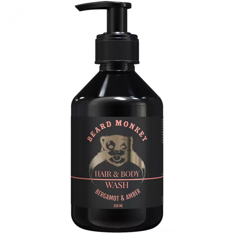 Beard Monkey Hair & Body Wash Bergamot & Amber (250ml)