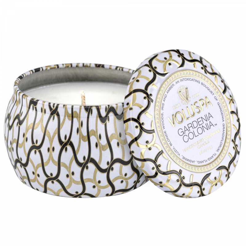 Voluspa Mini Tin Candle Gardenia Colonia 25h