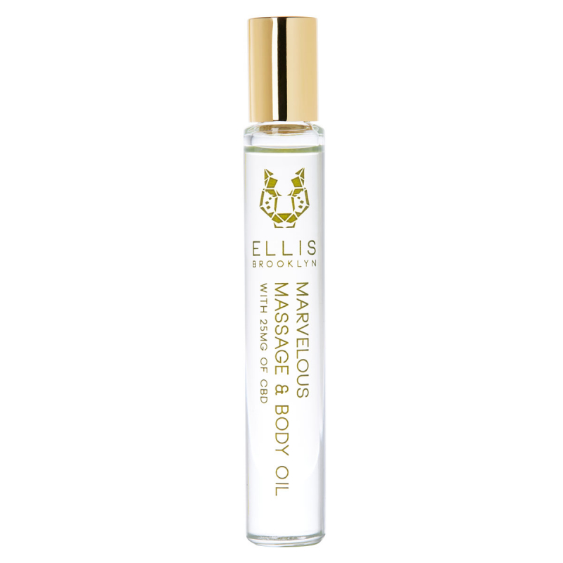 Ellis Brooklyn Marvelous CBD Massage & Body Oil Rollerball (8ml)