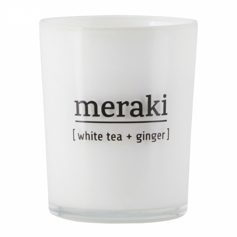 Meraki Scented Candle White Tea and Ginger (12hrs)