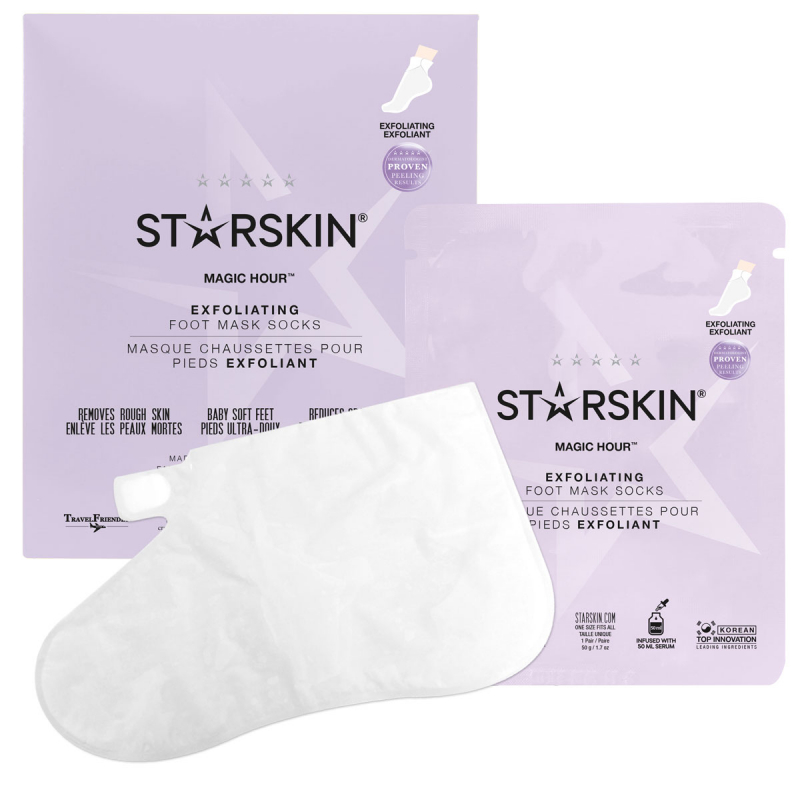 Starskin Magic Hour Exfoliating Foot Mask Socks