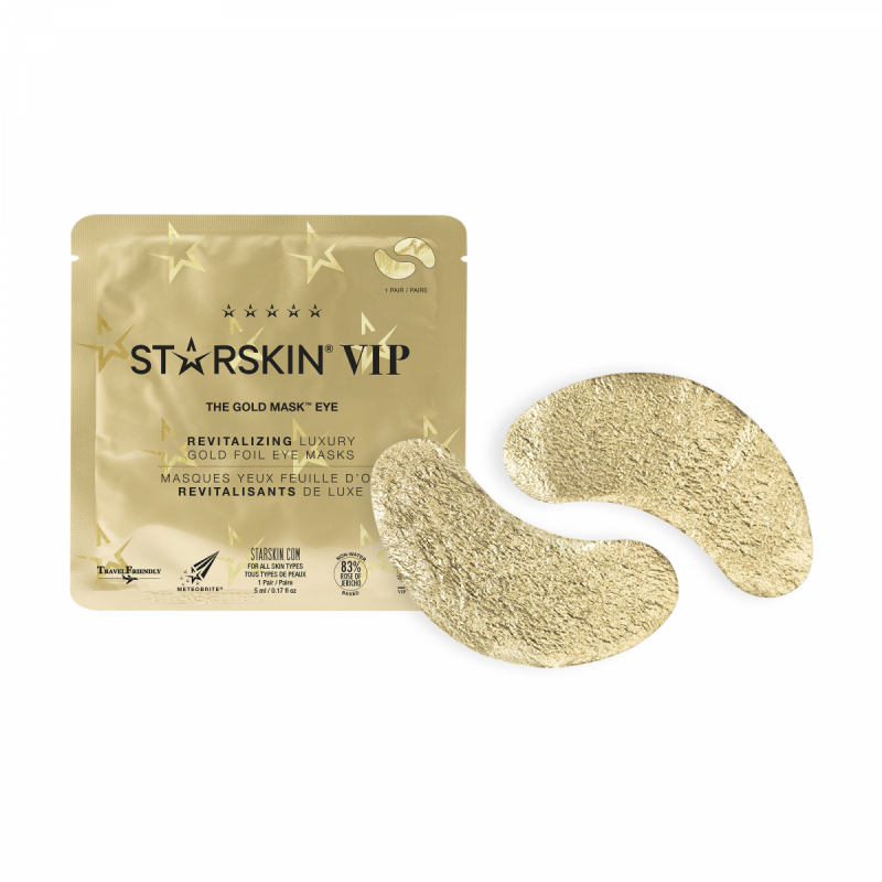 Starskin Vip The Gold Mask Eye Revitalizing Luxury Gold Foil Eye Mask (1pcs)