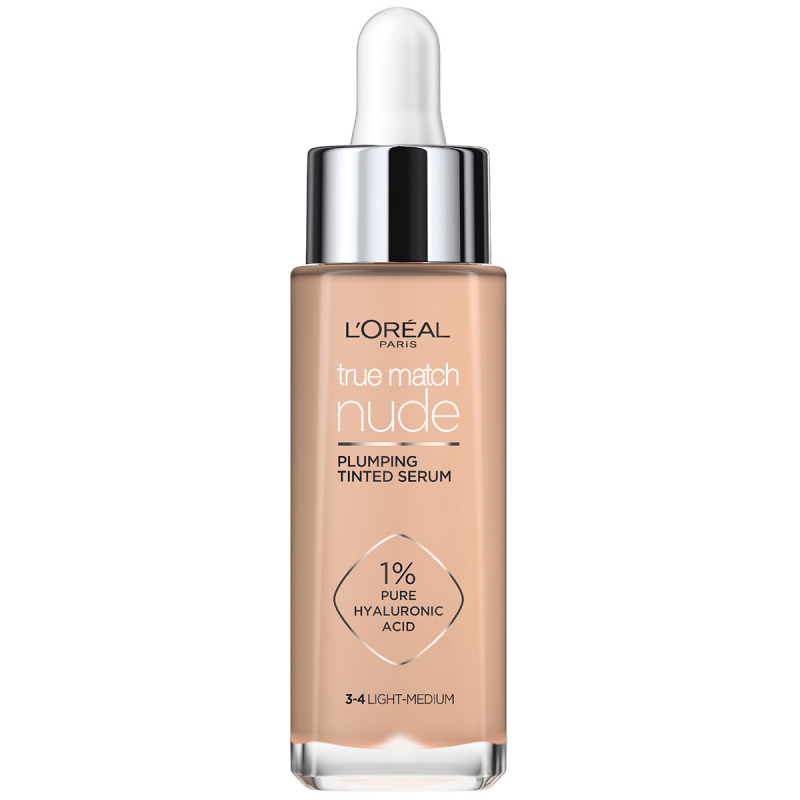 L’Oréal Paris True Match Nude Plumping Tinted Serum Light-Medium 3-4 (30 ml)