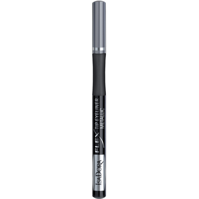 IsaDora Flex Tip Eyeliner Metallic Silver