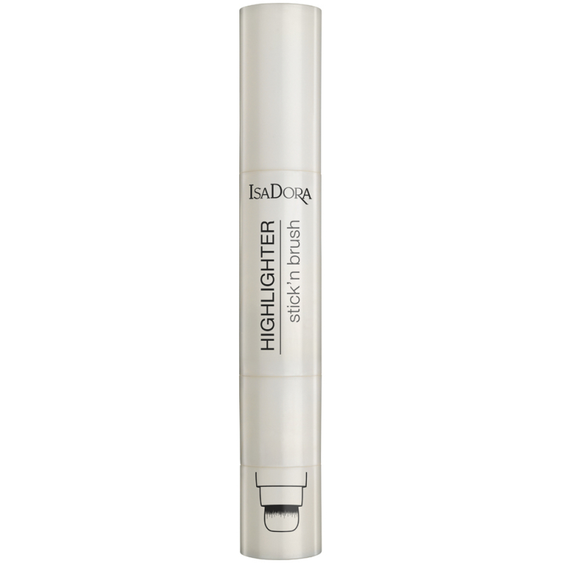 IsaDora Highlighter Stick’N Brush Sparkling Beige