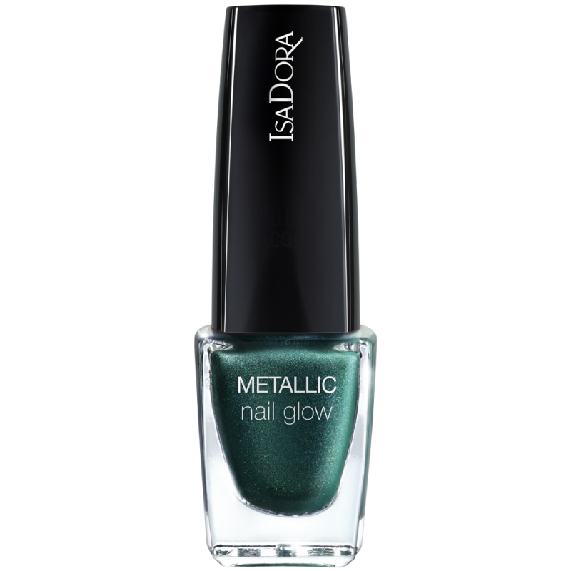 IsaDora Metallic Nail Glow Cosmic Green