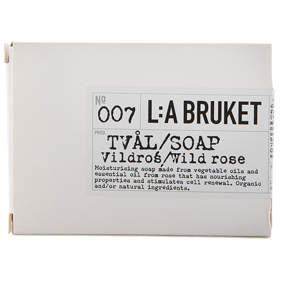 L:A Bruket 007 Fast Tvål Vildros (120g)