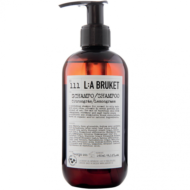 L:A Bruket 111 Schampo Citrongräs (240ml)