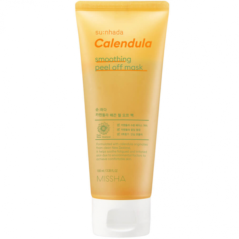 Missha Su:nhada Calendula Smoothing Peel Off Mask (100ml)