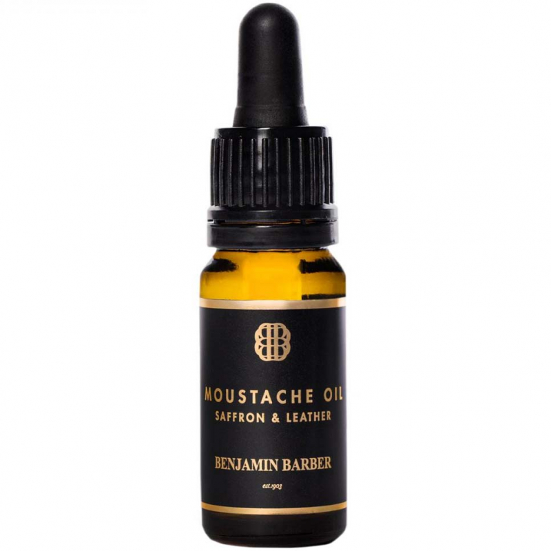 Benjamin Barber Moustache Oil Saffron & Leather (10 ml)