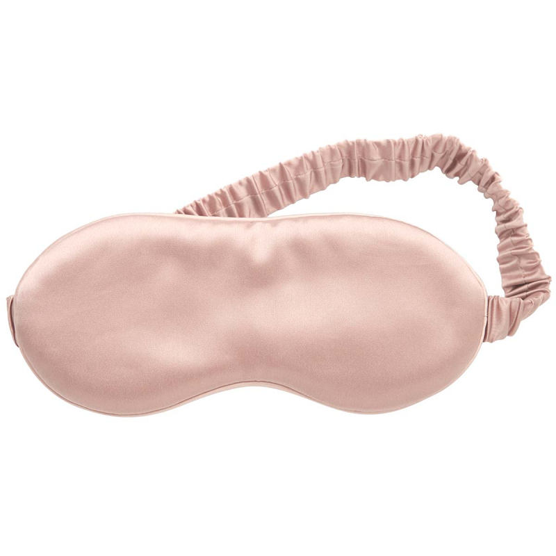 Lenoites Mulberry Sleep Mask With Pouch Pink