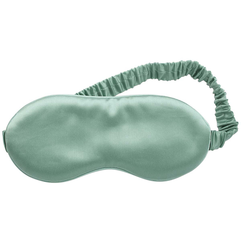 Lenoites Mulberry Sleep Mask With Pouch Green