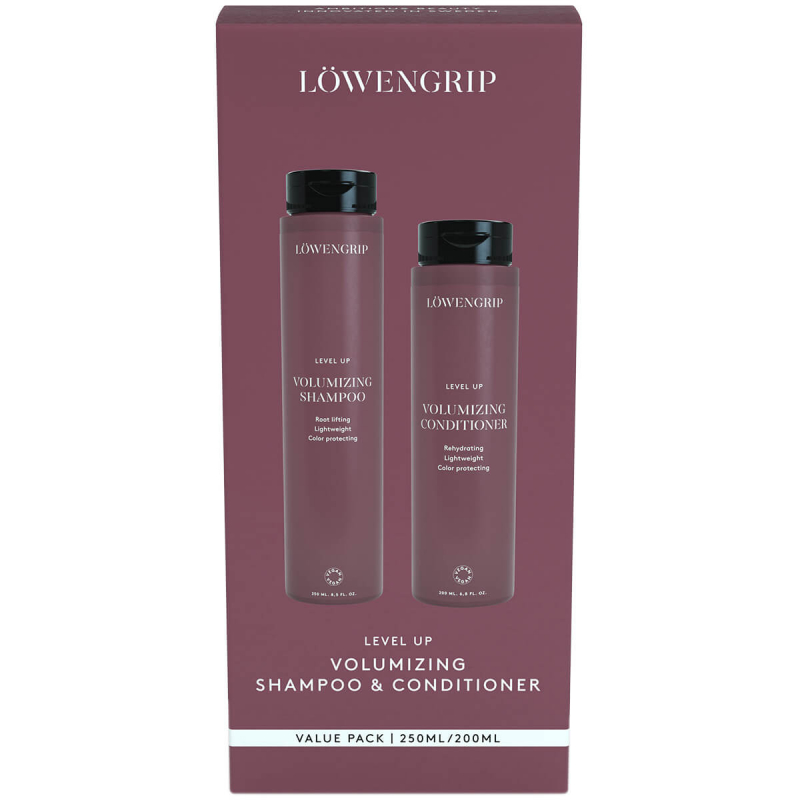 Löwengrip Level Up – Volumizing Shampoo & Conditioner Value Pack (250+200ml)