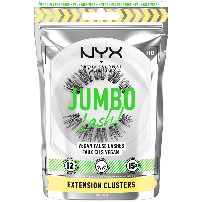 NYX Professional Makeup Jumbo Lash! Vegan False Lashes 01 Extension Clusters