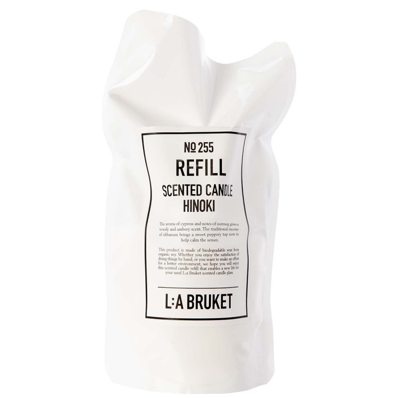 L:A Bruket 255 Refill Doftljus Hinoki (260 g)