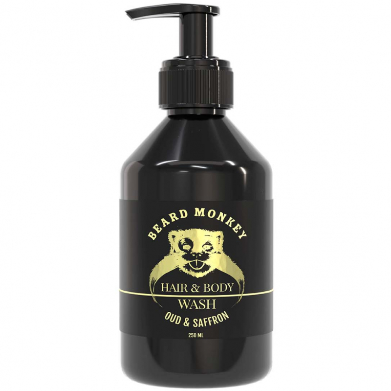 Beard Monkey Hair & Body Oud & Saffron (250 ml)