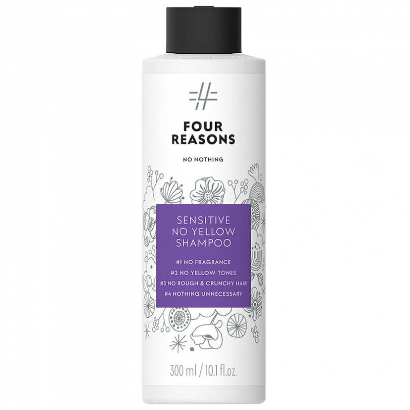 Four Reasons Sensitive No Yellow Shampoo 300 ml