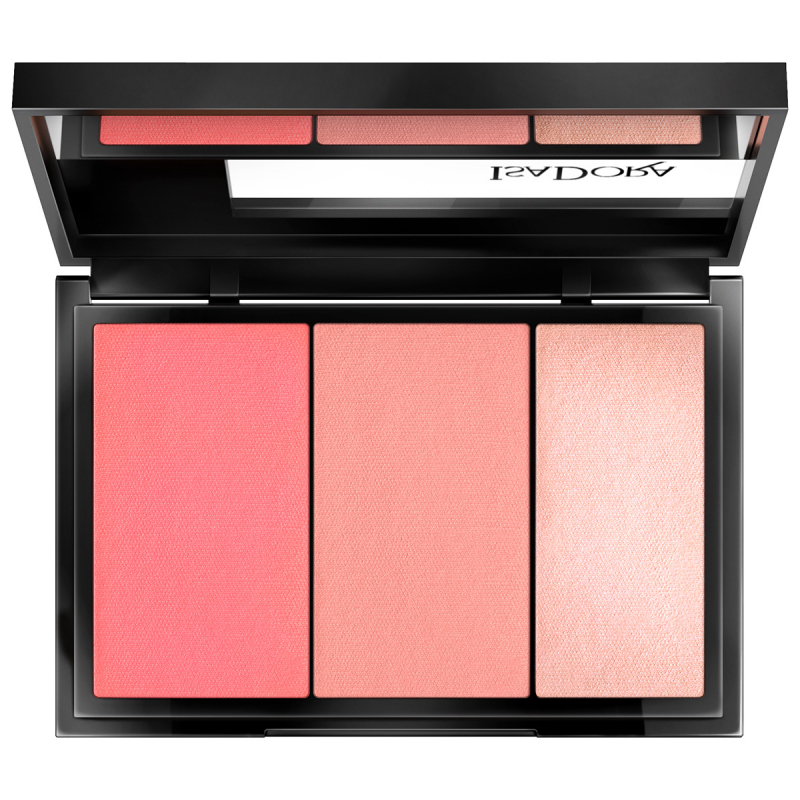 Isadora Blush Trio 3-in-1 Palette Coral Silk