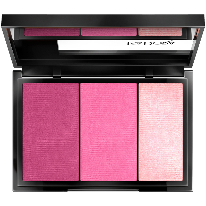 Isadora Blush Trio 3-in-1 Palette Blushed Fushia