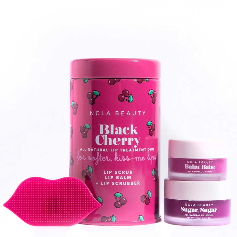 NCLA Beauty Black Cherry Lip Care Value Set (10 + 15 ml)