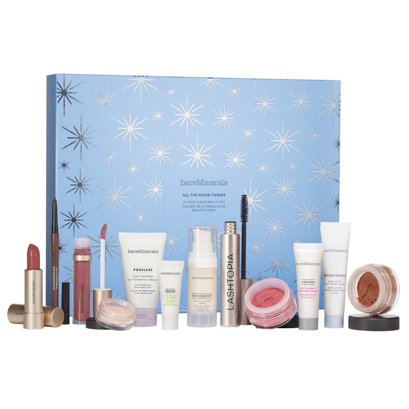 bareMinerals All The Good Things Skincare and Makeup Kit (12 pcs)