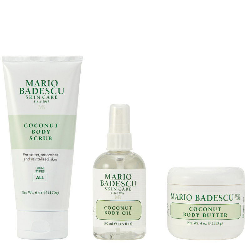 Mario Badescu Coconut Body Trio (148 ml + 113 g + 170 g)