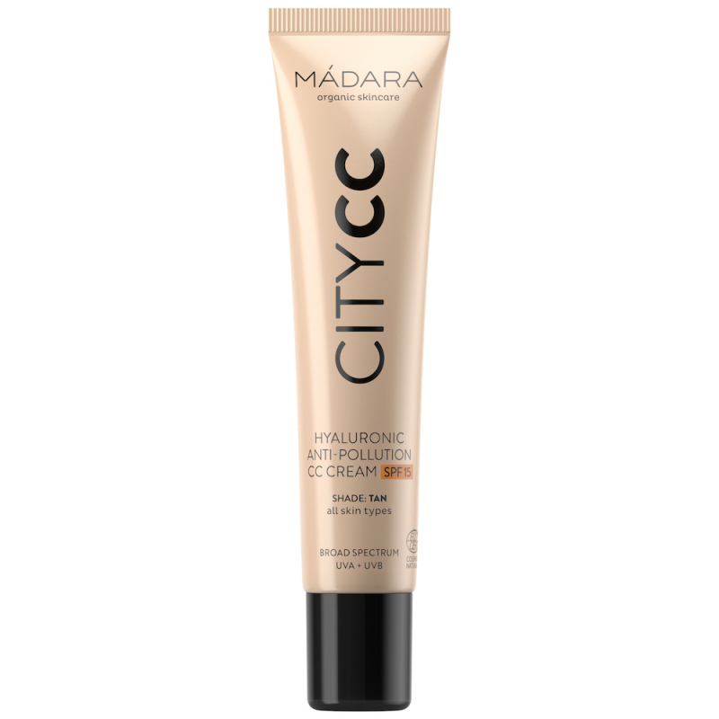 MÁDARA City CC Hyaluronic Anti-Pollution CC Cream SPF 15 Tan