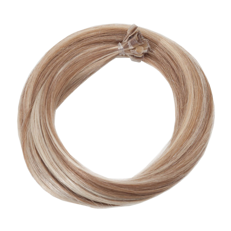 Rapunzel of Sweden Nail Hair Premium Straight 40 cm M7.3/10.8 Cendre Ash Blonde Mix