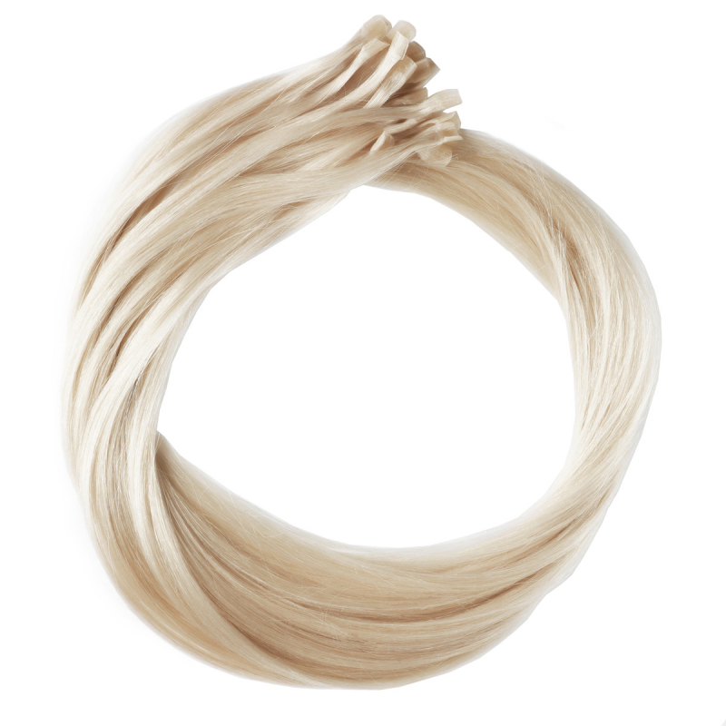 Rapunzel of Sweden Nail Hair Premium Straight 40 cm 10.10 Platinum Blonde