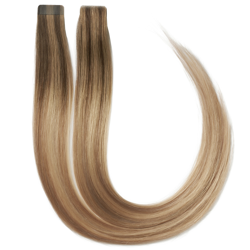 Premium Tape Extensions – Seamless & Classic 3 Dark Ashy Blonde Balayage B2.6/10.7 50