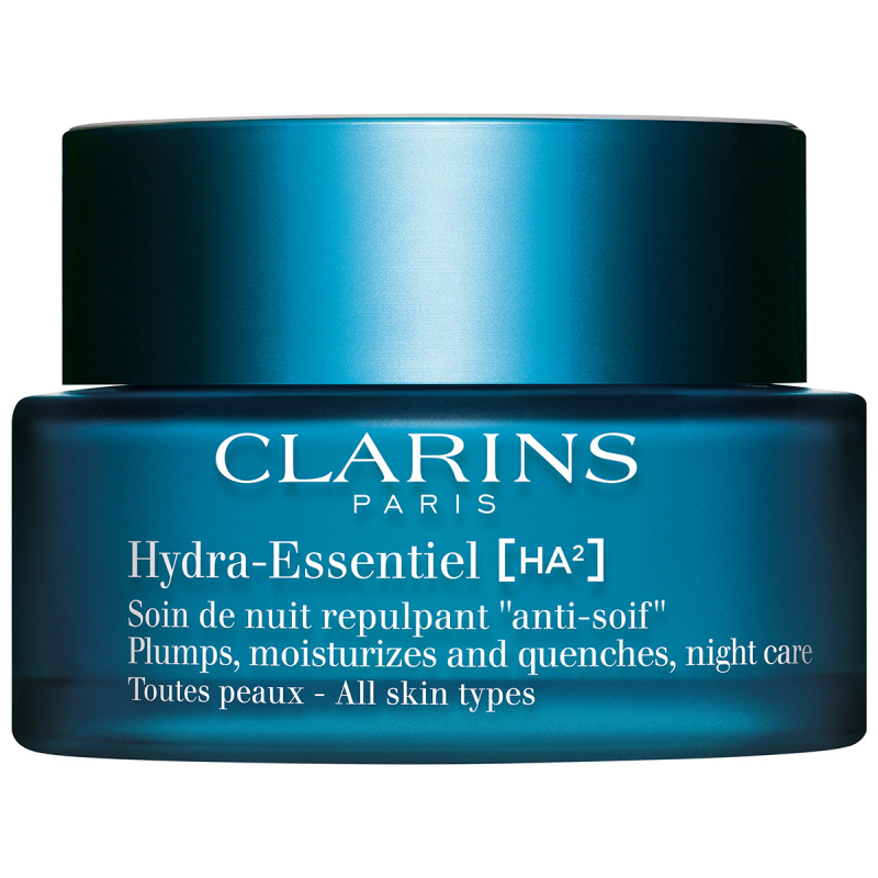 Clarins Hydra-Essentiel Plumps Moisturizes And Quenches night care – All skin types (50 ml)