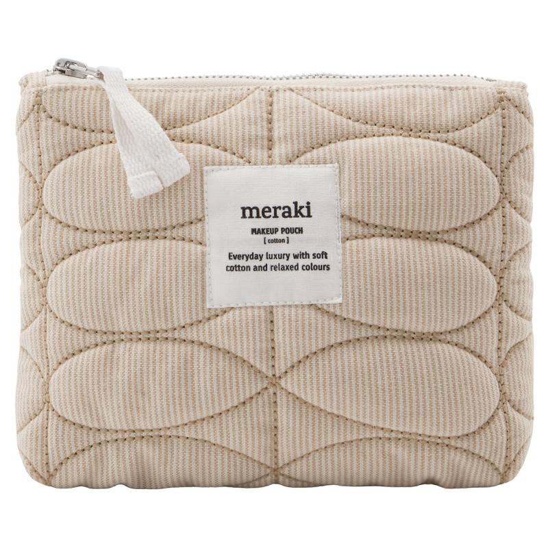 Meraki Makeup Bag Mentha Off White Safari