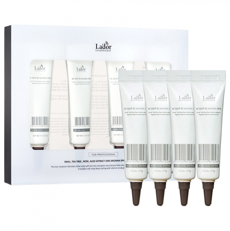 La’dor Scalp Scaling Spa Ampoule 4-Pack (4 x 15 g)