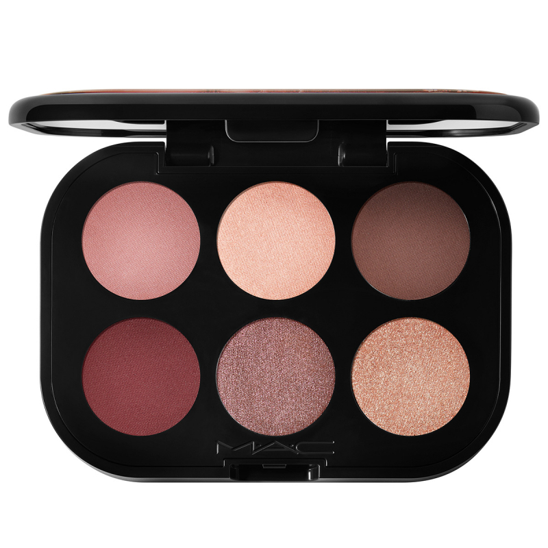 MAC Cosmetics Connect In Colour Eye Shadow Palette Embedded In Burgundy